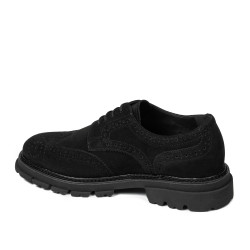 Chaussures casual homme 989 noir velours 01