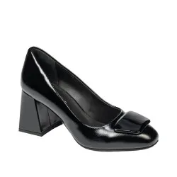 Chaussures élégantes femme 1324 vernis noir
