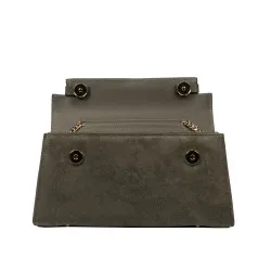 Sac à main pour femme 041g en daim olive