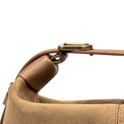 Sac à main femme 037-1g en suède nude