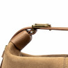 Sac à main femme 037-1g en suède nude