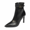 Bottines à talons pour femme 1409-1 noir