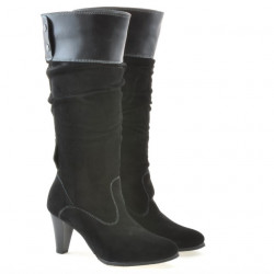 Bottes femme 1121-1 noir+noir antelope