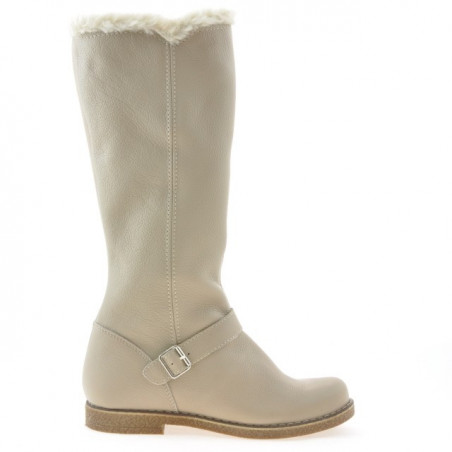 Bottes femme 3248 biz beige