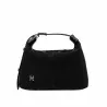 Sac à main femme 037-1g 01 en daim noir