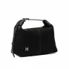 Sac à main femme 037-1g 01 en daim noir
