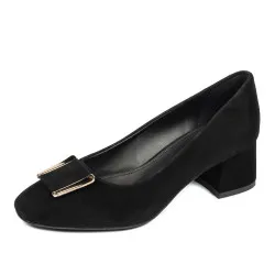 Chaussures élégantes femme 1321 velours noir