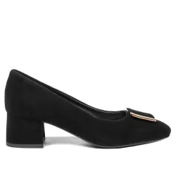 Chaussures élégantes femme 1321 velours noir