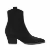 Bottes à talons pour femme 1411 en velours noir