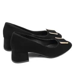 Chaussures élégantes femme 1321 velours noir