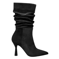 Bottes à talons pour femme 1410 en velours noir
