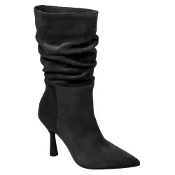 Bottes à talons pour femme 1410 en velours noir