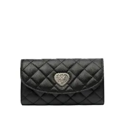 Sac à main femme bandoulière 048g 01 noir caviar