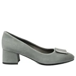 Chaussures élégantes femme 1321 gris velours