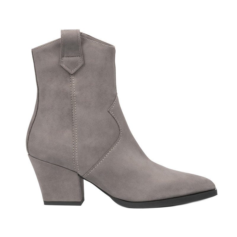 Bottes à talons femme 1411 nubuck sable