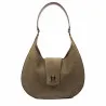 Sac à main femme en daim camel 050g