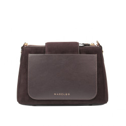 Sac à main femme bandoulière 051g camoscio marron