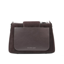 Sac à main femme épaule 051g 01 café camoscio