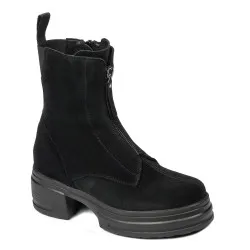 Bottes femme 3418 velours noir