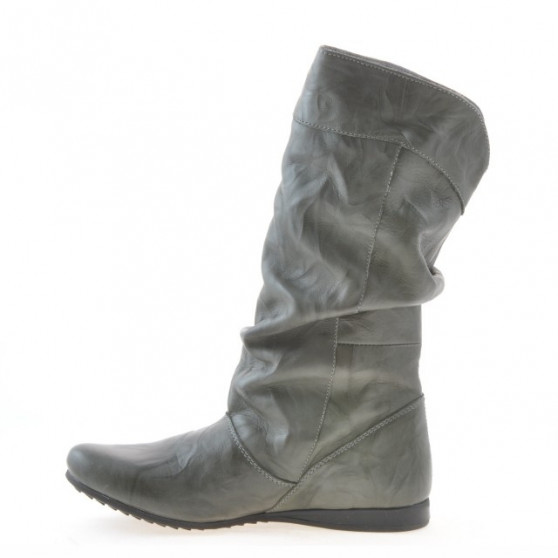 Bottes femme 257 crêpe gris