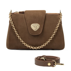 Sac à main femme à bandoulière 051g camoscio latte