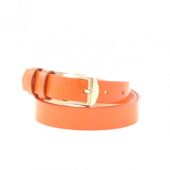 Ceinture femmes 01m vernis orange