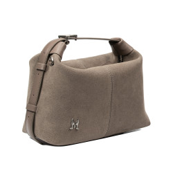 Sac à main femme 037-1g 01 en daim couleur grès