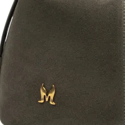 Sac à main pour femme 037-1g en suède olive