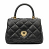 Sac à main pour femme bandoulière 049g noir caviar