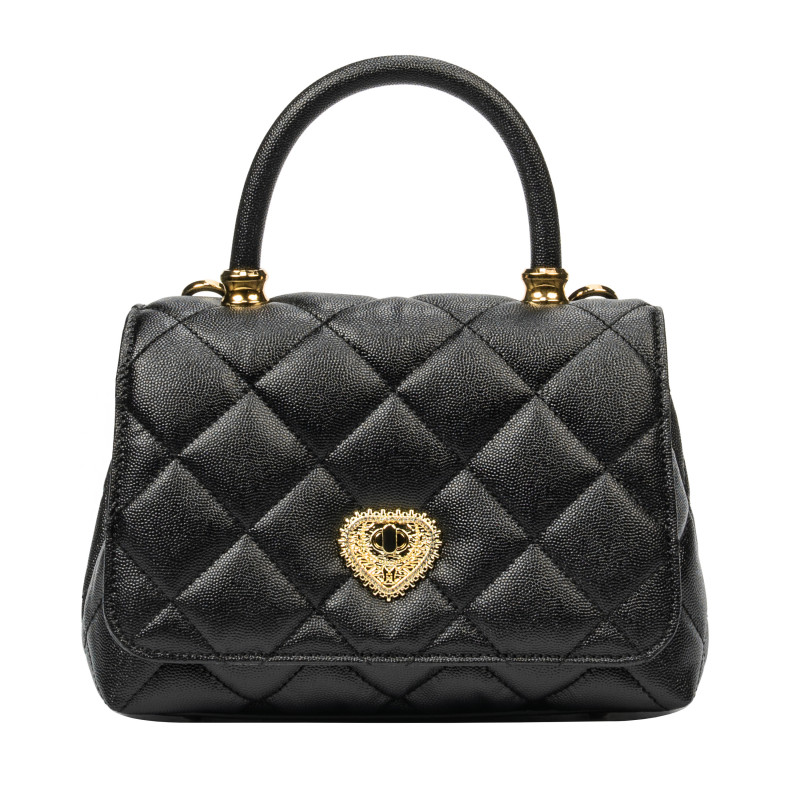 Sac à main pour femme bandoulière 049g noir caviar