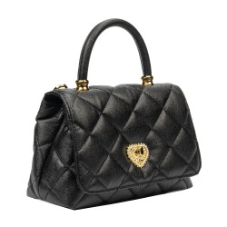 Sac à main pour femme bandoulière 049g noir caviar