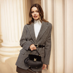 Sac à main pour femme 042g bufo noir + biz noir lifestyle