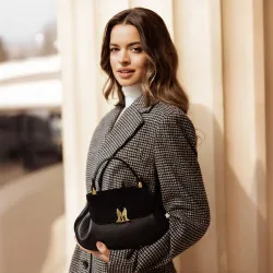 Sac à main pour femme 042g bufo noir + biz noir lifestyle