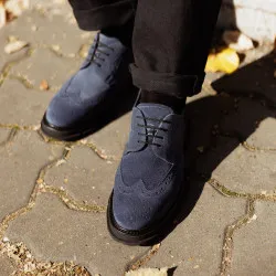 Chaussures casual homme 989 azuro velours lifestyle