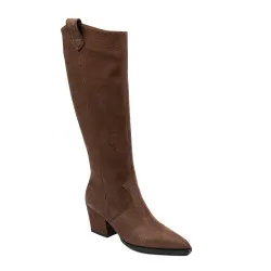 Botte à talon femme 1412 biz chocolat