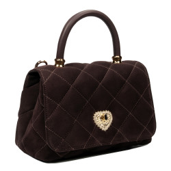 Sac à main femme bandoulière 049g camoscio coffee