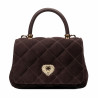 Sac à main femme bandoulière 049g camoscio coffee