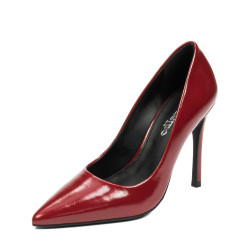 Chaussures élégantes femme 1302 vernis rouge