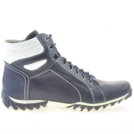 Bottes hommes 460 indigo+blanc