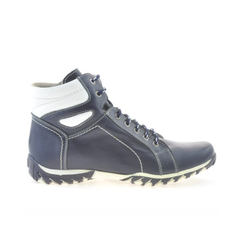 Bottes hommes 460 indigo+blanc