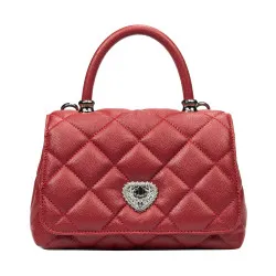 Sac à main pour femme bandoulière 049g 01 rouge saffiano