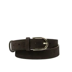 Ceinture femme 43mc café velours