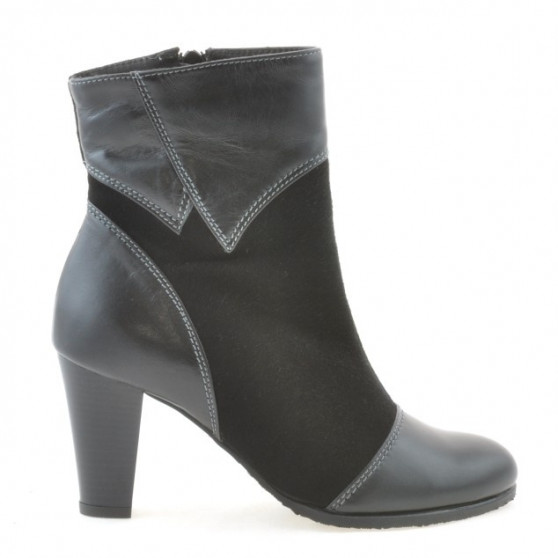 Bottes femme 1134 noir antilope combiné