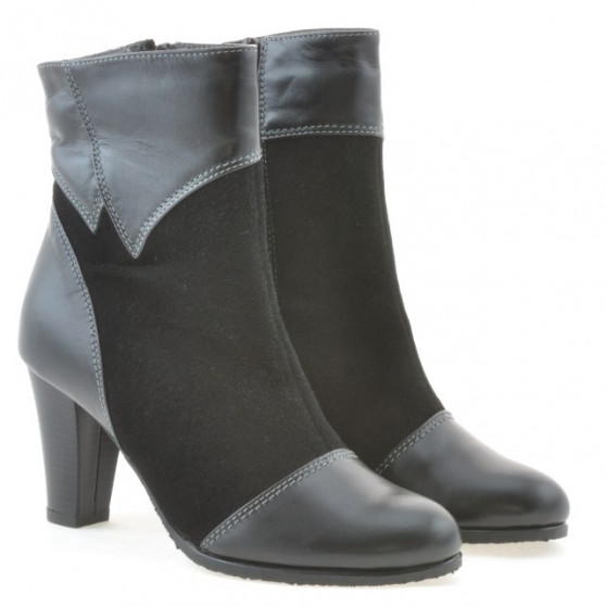 Bottes femme 1134 noir antilope combiné
