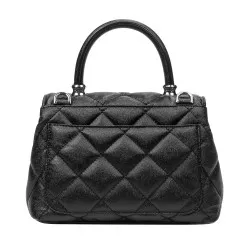 Sac à main femme d'épaule 049g 01 noir caviar