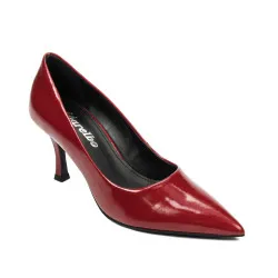 Chaussures élégantes femme 1359 vernis rouge
