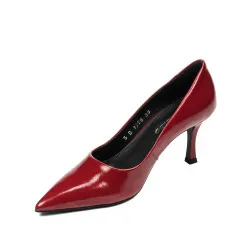 Chaussures élégantes femme 1359 vernis rouge