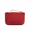 Sac à main pour femme 211g 01 en daim rouge