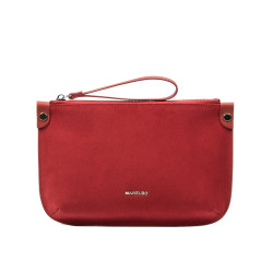 Sac à main pour femme 211g 01 en daim rouge