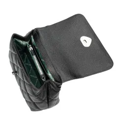 Sac à main femme d'épaule 049g 01 noir caviar